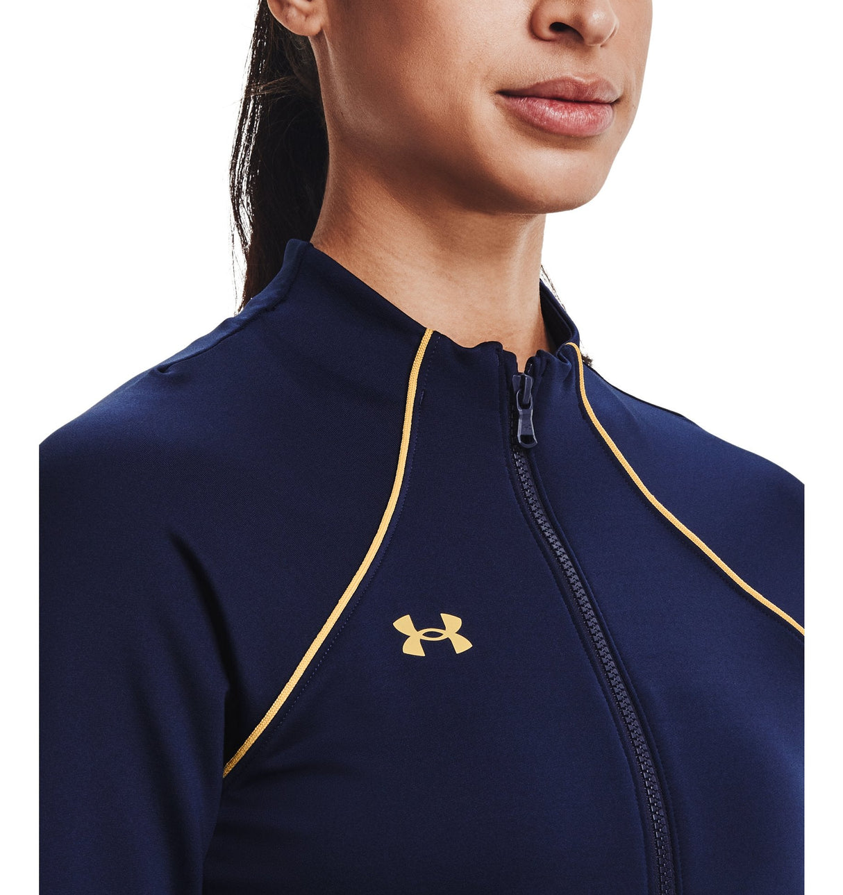 Under Armour Womens Layer Up Full-Zip Jacket - Dual-Layer ColdGear Fabric