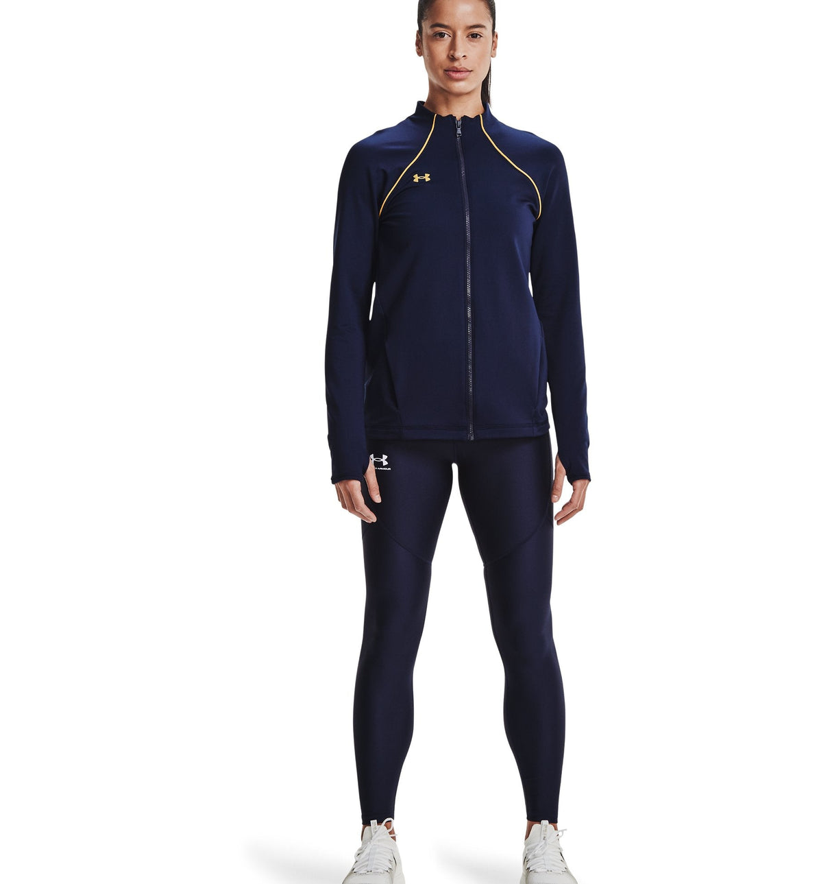 Under Armour Womens Layer Up Full-Zip Jacket - Dual-Layer ColdGear Fabric