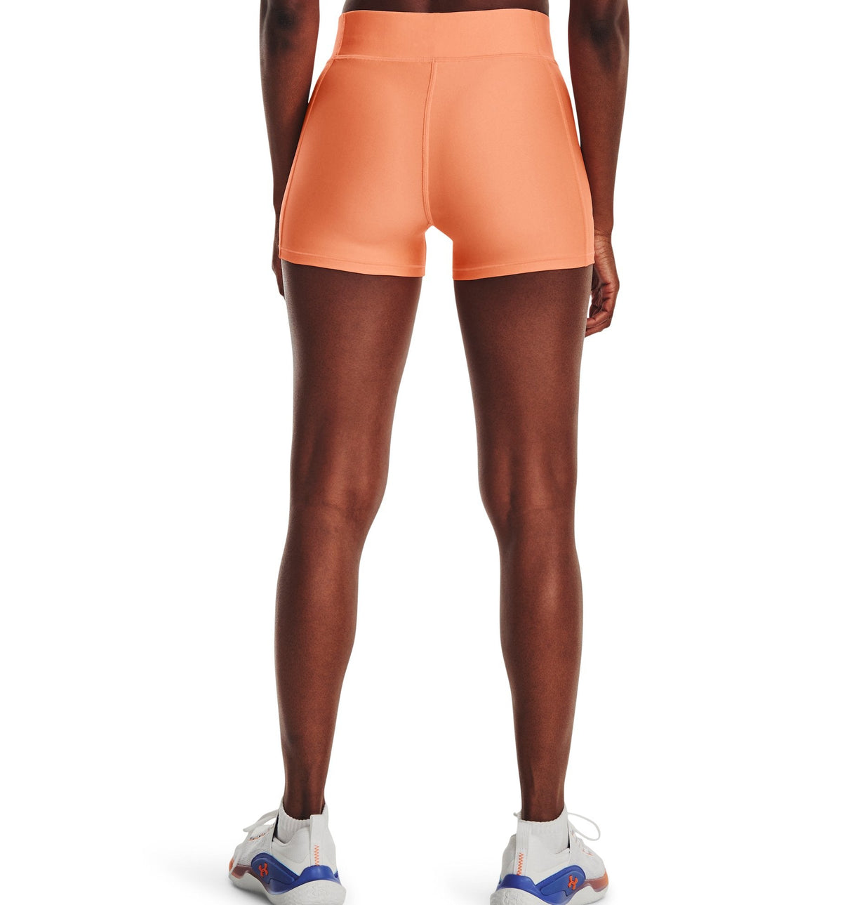 Under Armour Womens HeatGear Mid-Rise Shorty Shorts - Superior Sweat Wicking