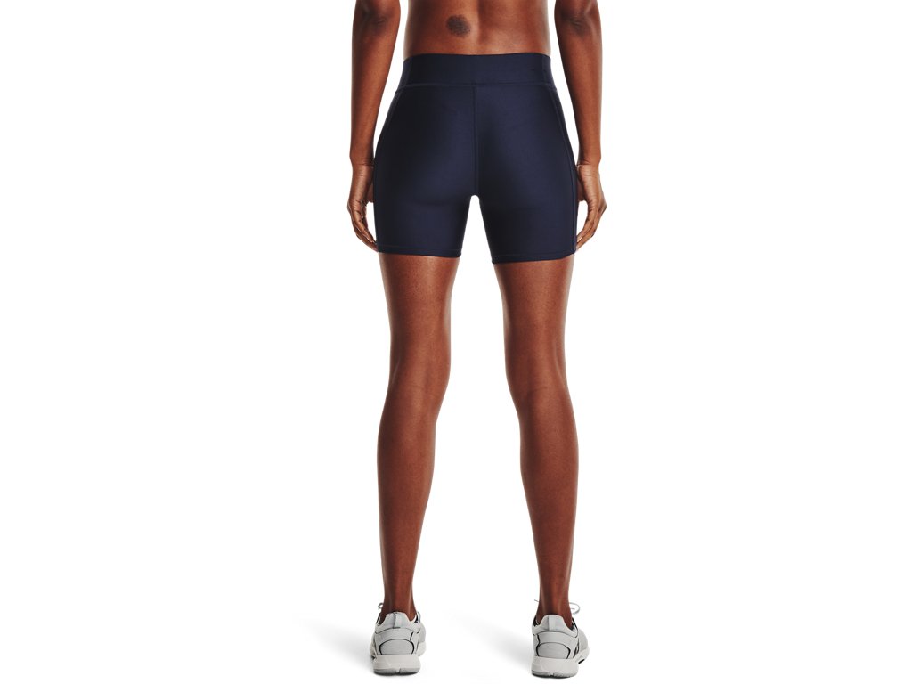 Under Armour Womens HeatGear Mid-Rise Middy Shorts - Sweat Wicking