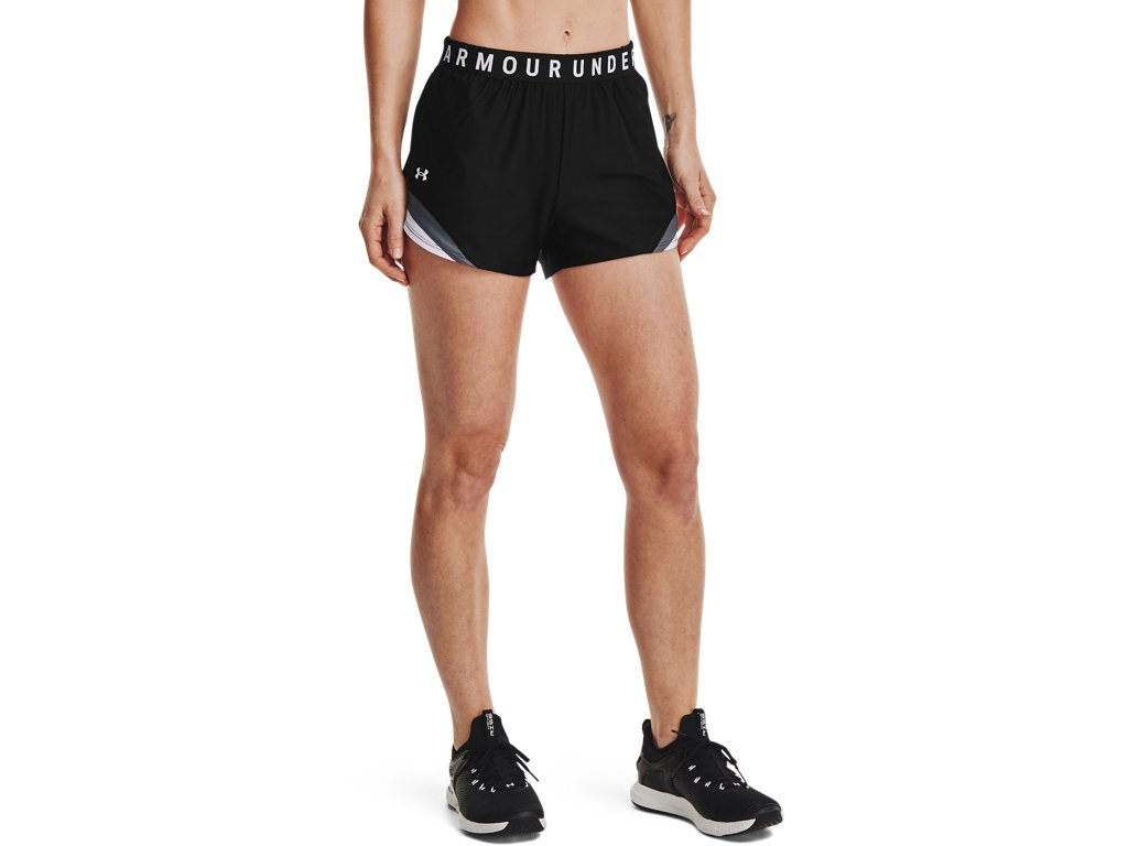 Under Armour Womens Play Up 3.0 Tri Color Shorts - Sweat Wicking