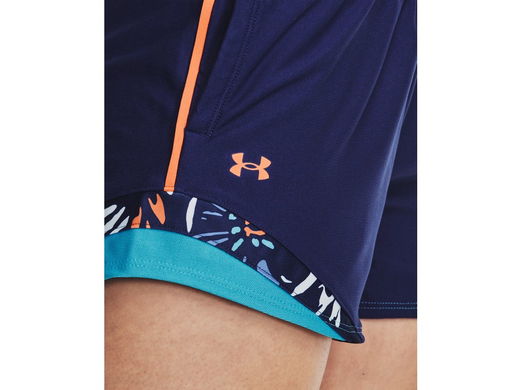 Under Armour Womens Play Up 3.0 Tri Color Shorts - Sweat Wicking