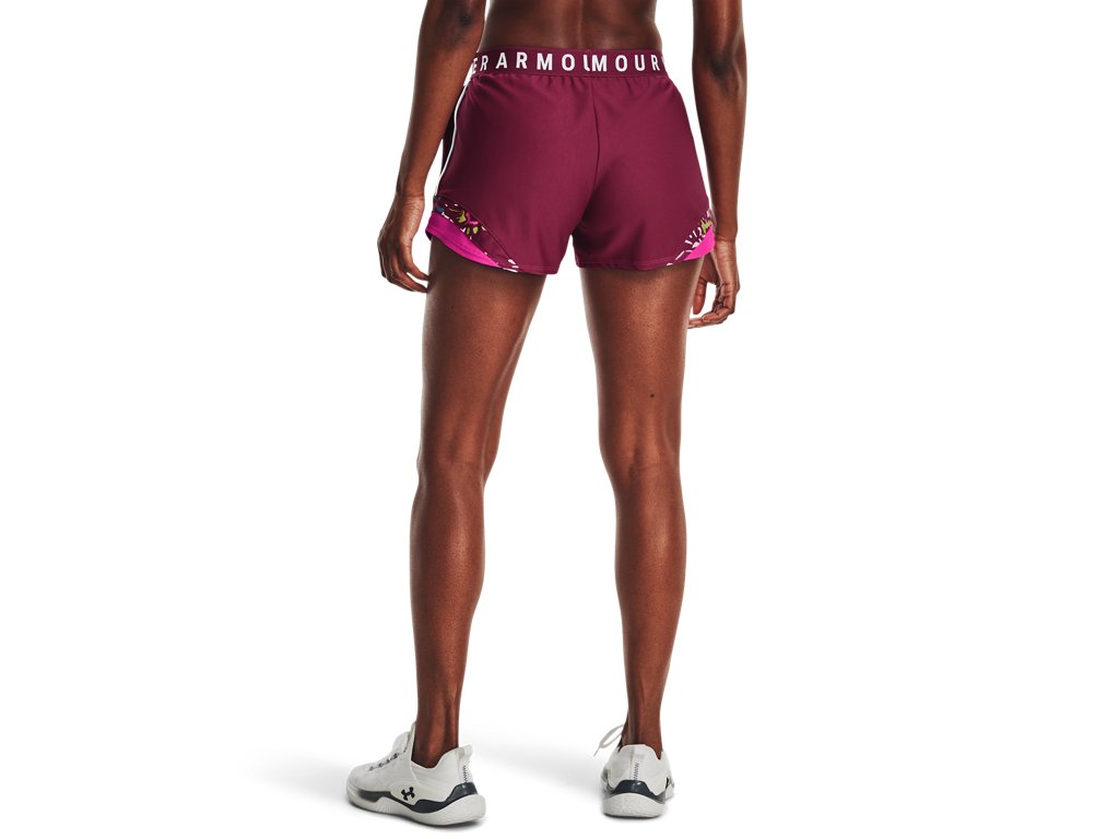 Under Armour Womens Play Up 3.0 Tri Color Shorts - Sweat Wicking