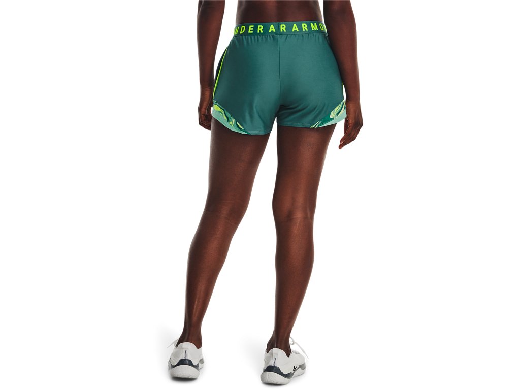 Under Armour Womens Play Up 3.0 Tri Color Shorts - Sweat Wicking