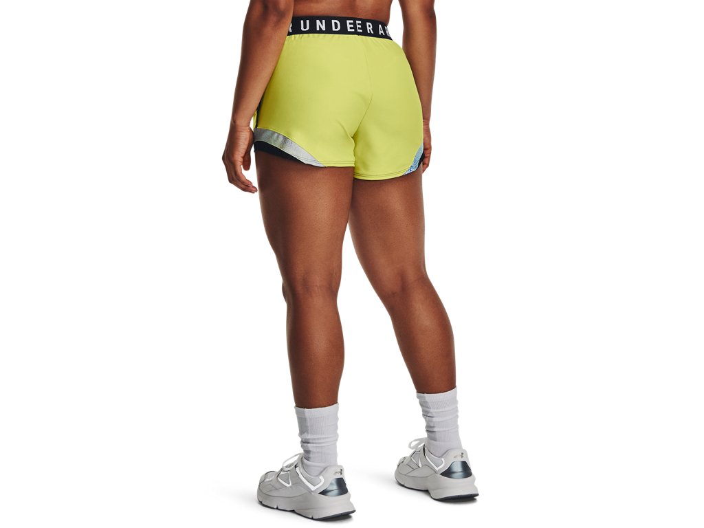 Under Armour Womens Play Up 3.0 Tri Color Shorts - Sweat Wicking