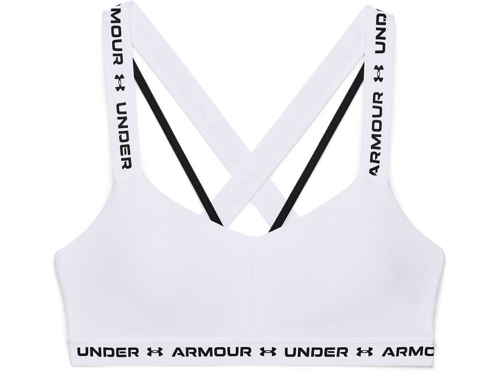 Under Armour Women's Crossback Low Sports Bra - Sweat-Wicking