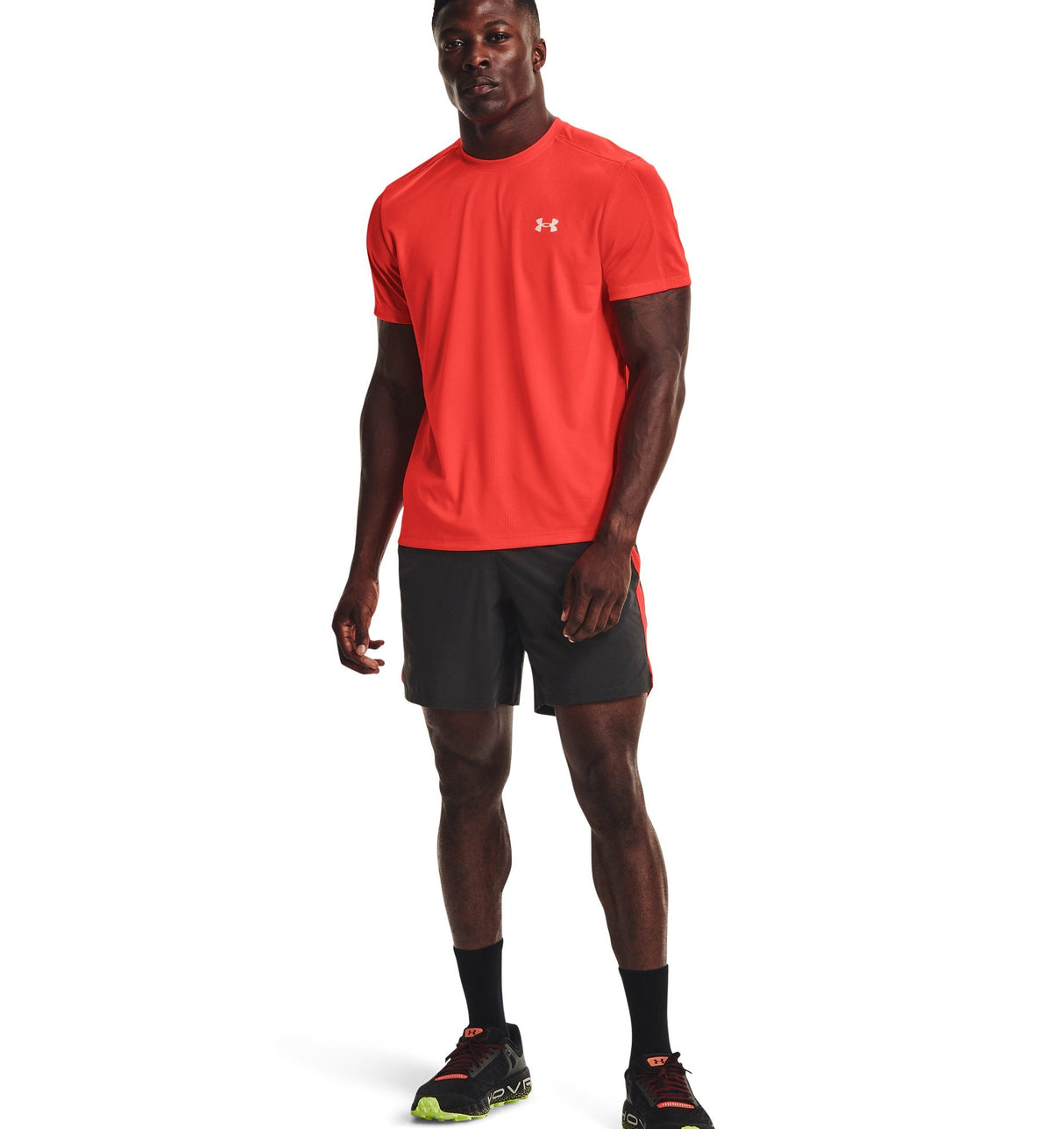 Under Armour Mens UA Launch Run 7in Shorts - Ultra-Light and Stretch-Woven Fabric