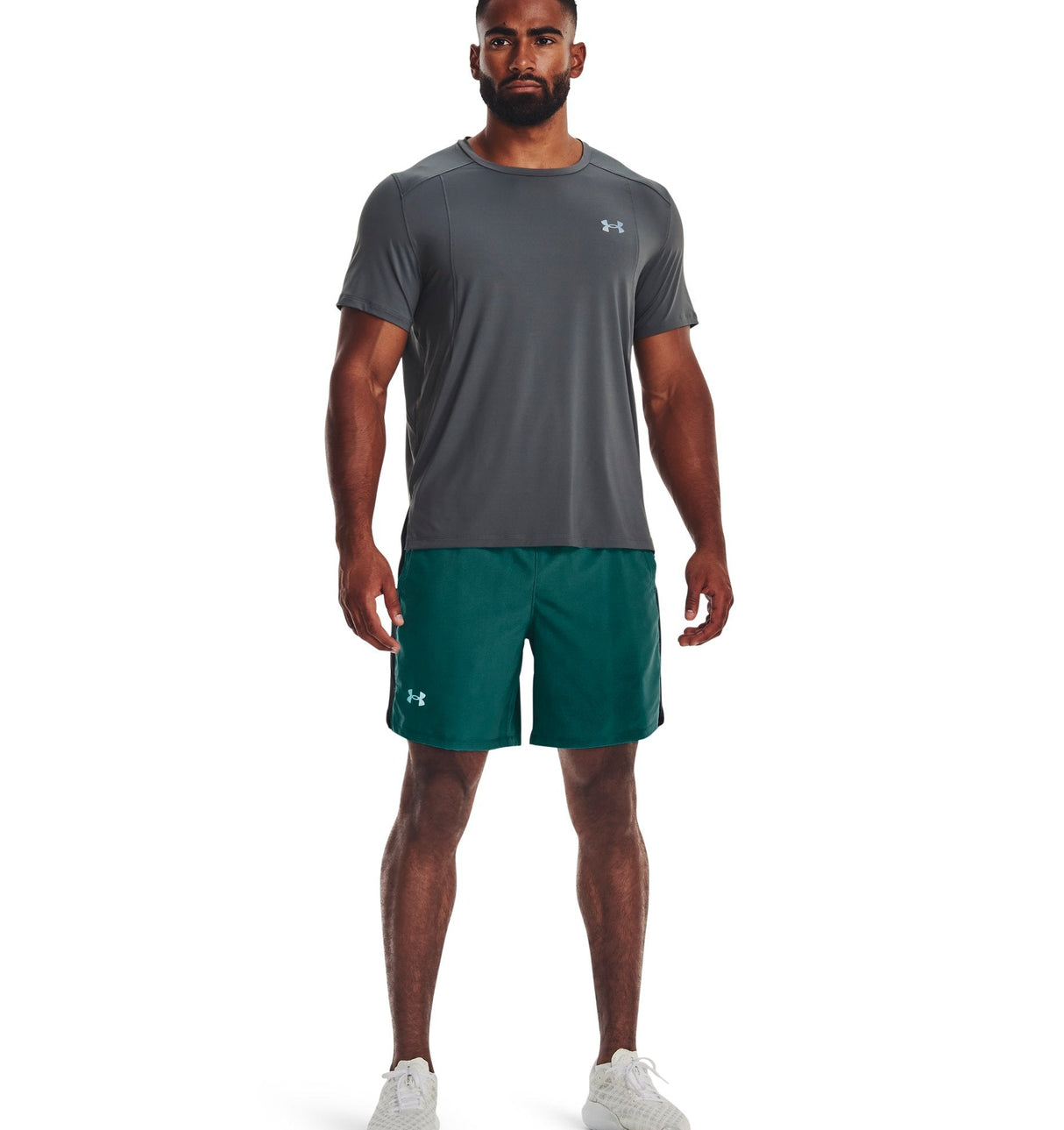 Under Armour Mens UA Launch Run 7in Shorts - Ultra-Light and Stretch-Woven Fabric
