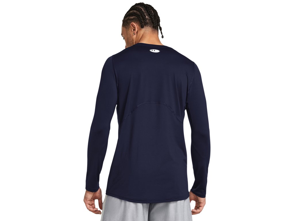 Under Armour Mens HeatGear Fitted Long Sleeve Baselayer - Superior Sweat Wicking