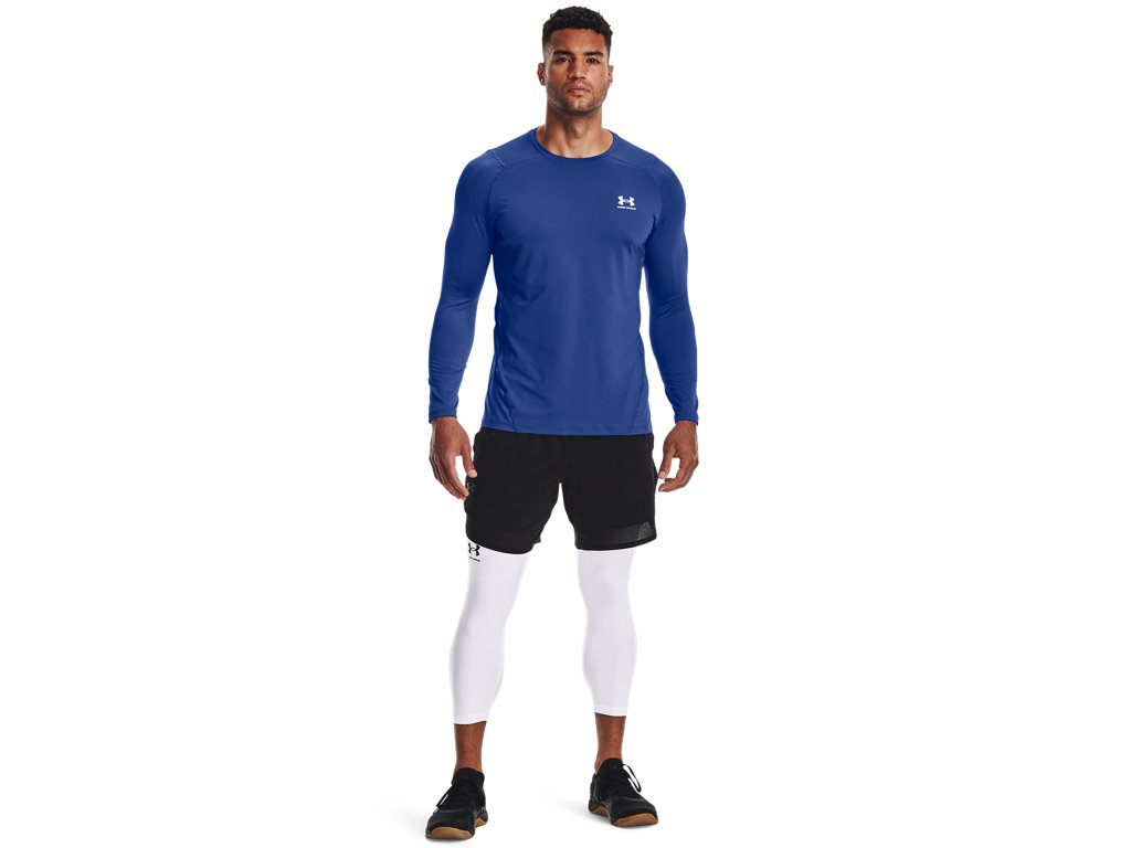Under Armour Mens HeatGear Fitted Long Sleeve Baselayer - Superior Sweat Wicking