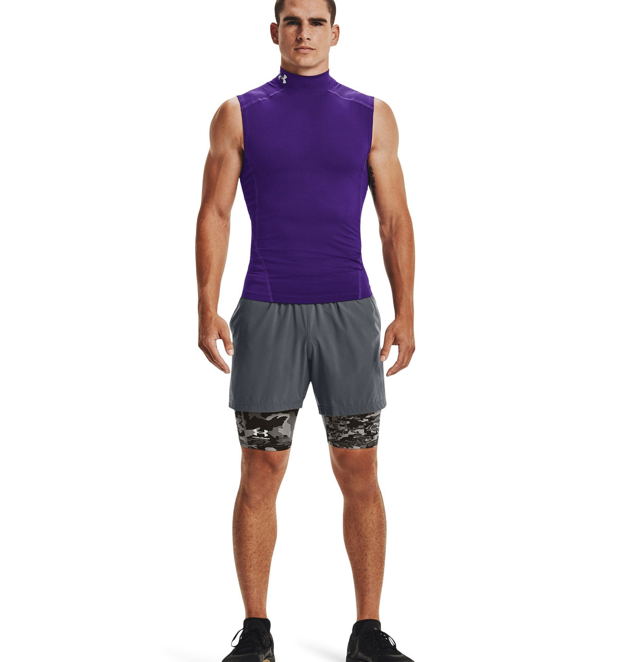 Under Armour Men's HeatGear Armour Sleeveless Mock