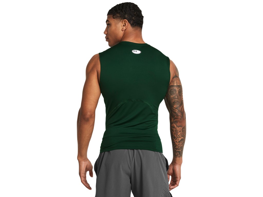 Under Armour Mens HeatGear Sleeveless Baselayer - Sweat Wicking and Superior Coverage