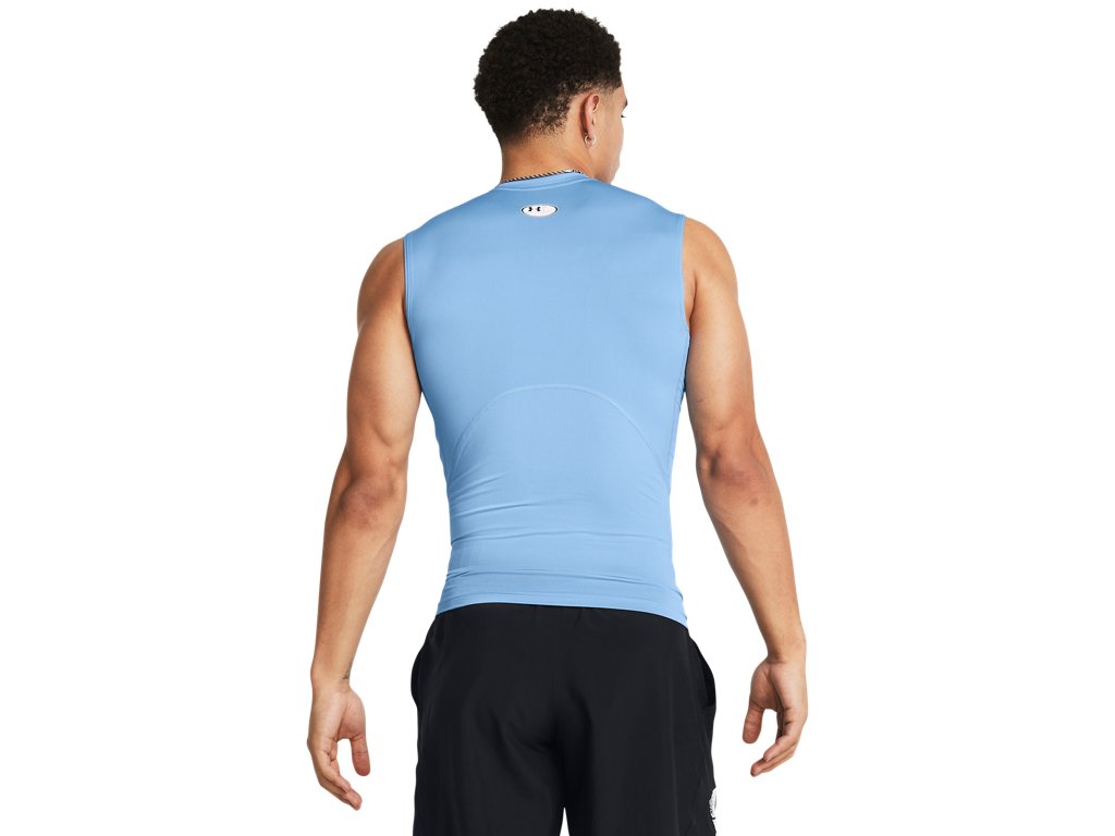 Under Armour Mens HeatGear Sleeveless Baselayer - Sweat Wicking and Superior Coverage