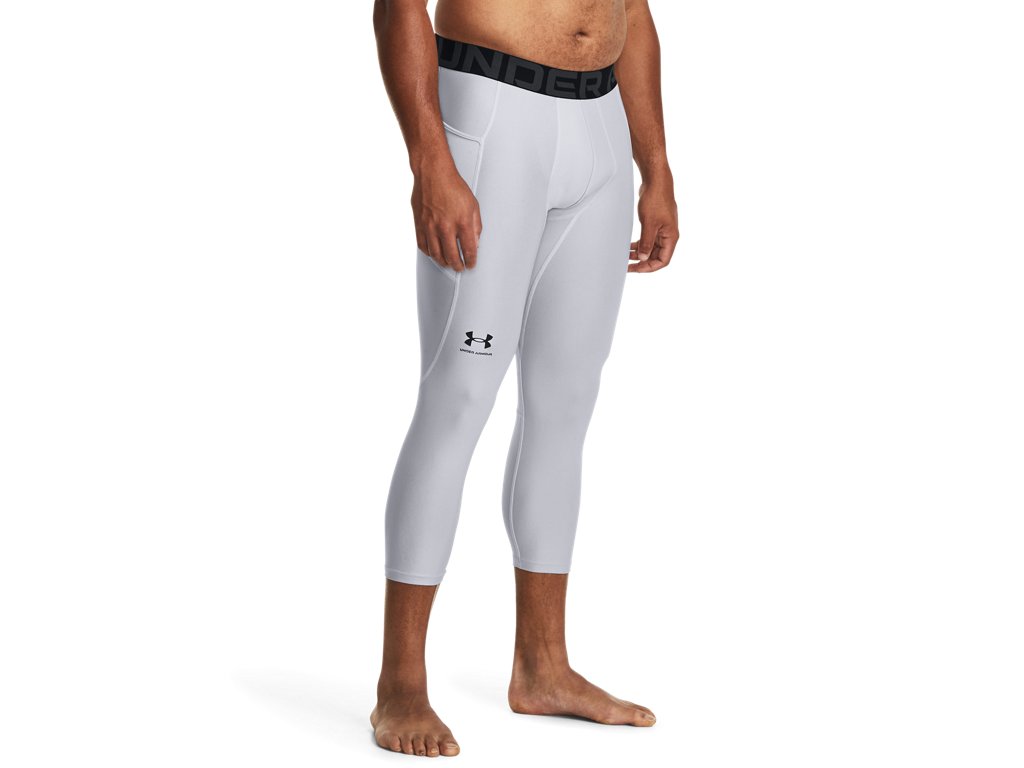 Under Armour Mens HeatGear Three Quarter Leggings - Sweat Wicking and Ultra-Tight Fit