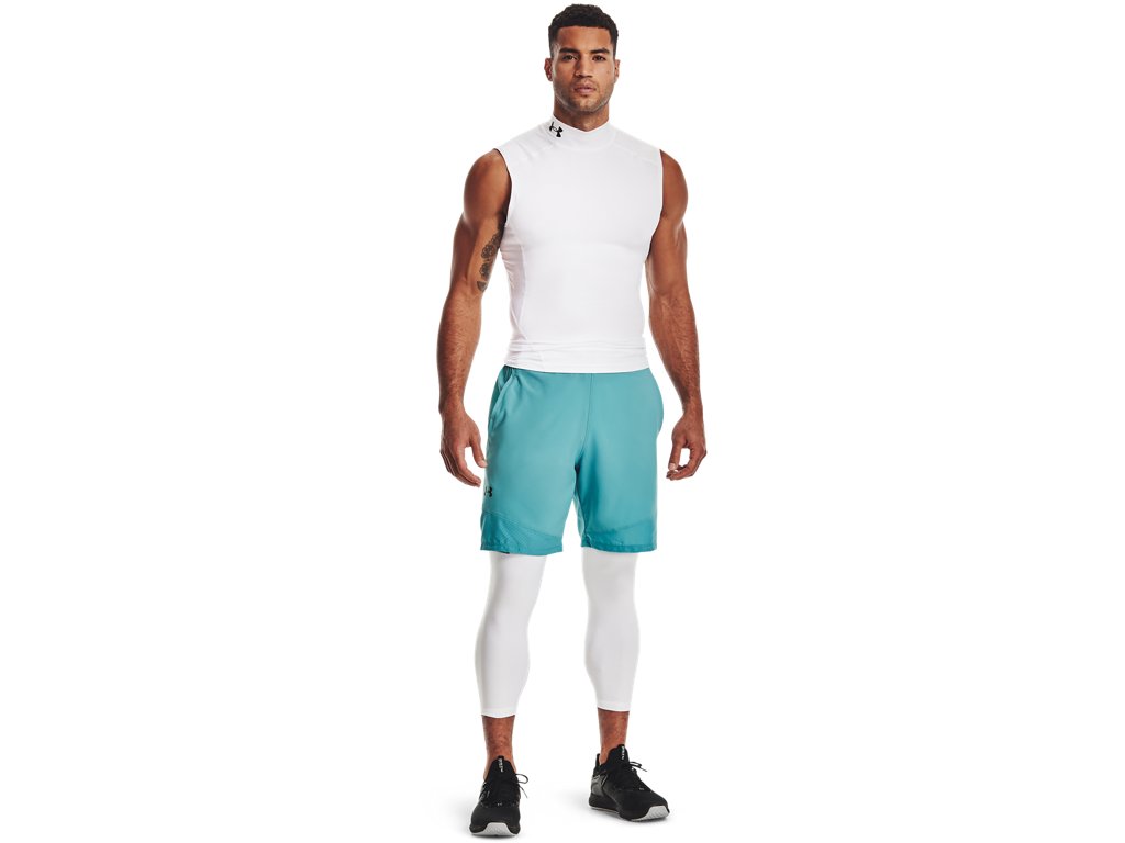 Under Armour Mens HeatGear Three Quarter Leggings - Sweat Wicking and Ultra-Tight Fit