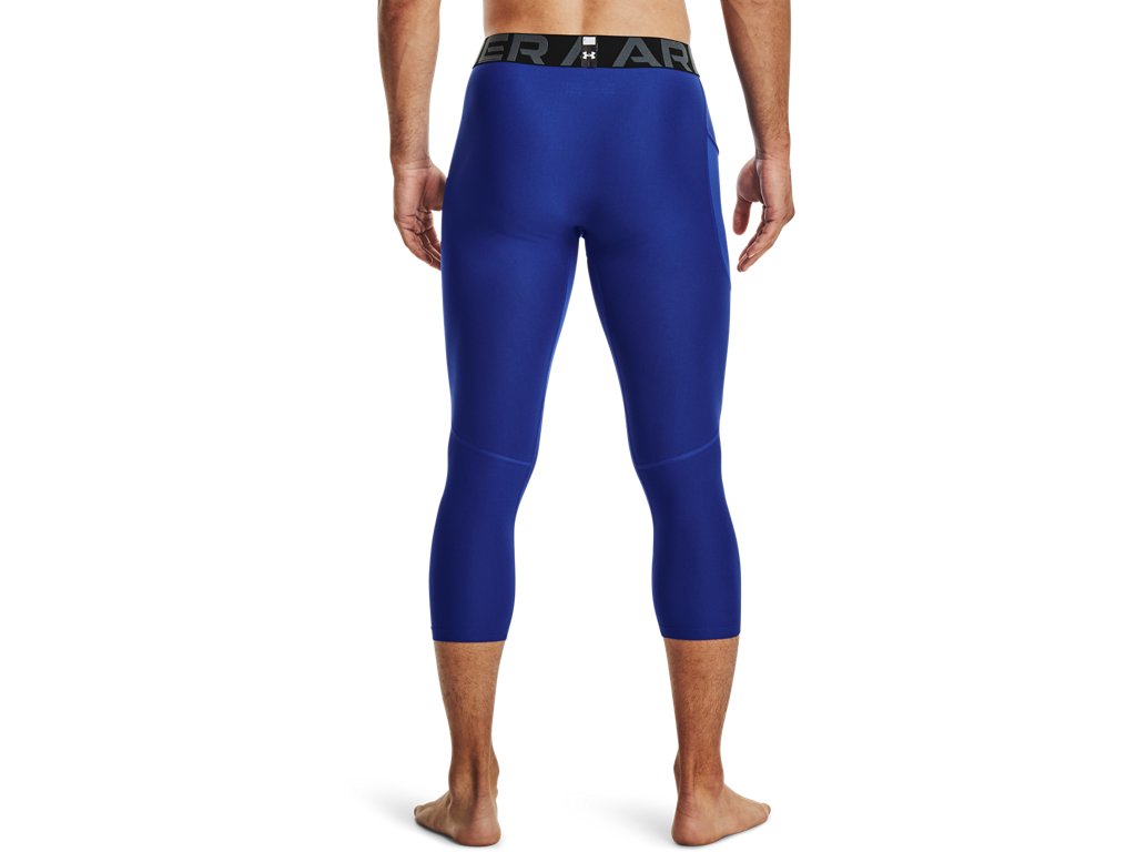 Under Armour Mens HeatGear Three Quarter Leggings - Sweat Wicking and Ultra-Tight Fit