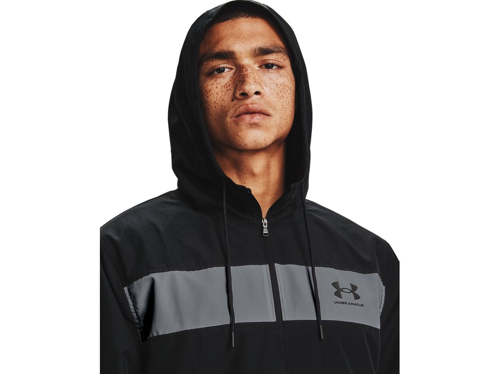 Under Armour Mens Sportstyle Windbreaker Jacket - Water and Wind Resistant