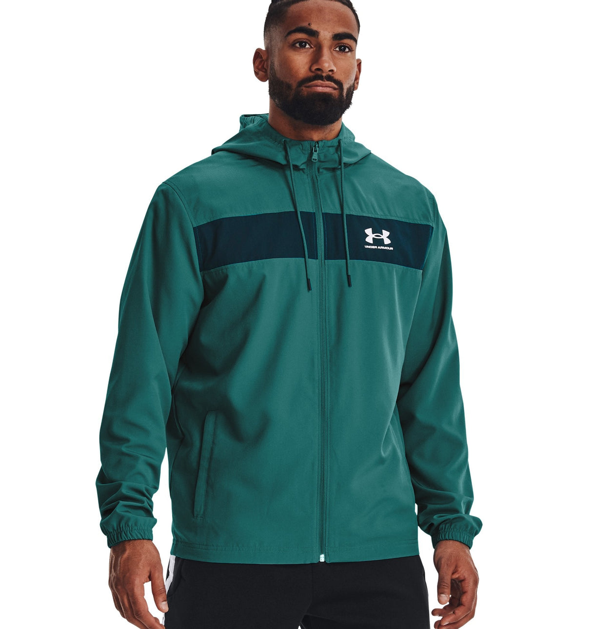 Under Armour Mens Sportstyle Windbreaker Jacket - Water and Wind Resistant