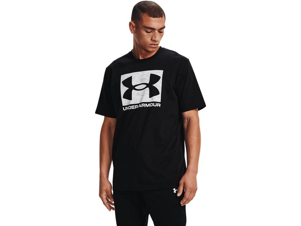 Under Armour Mens ABC Camo Boxed Logo Short Sleeve T-Shirt - Quick-Drying Comfort