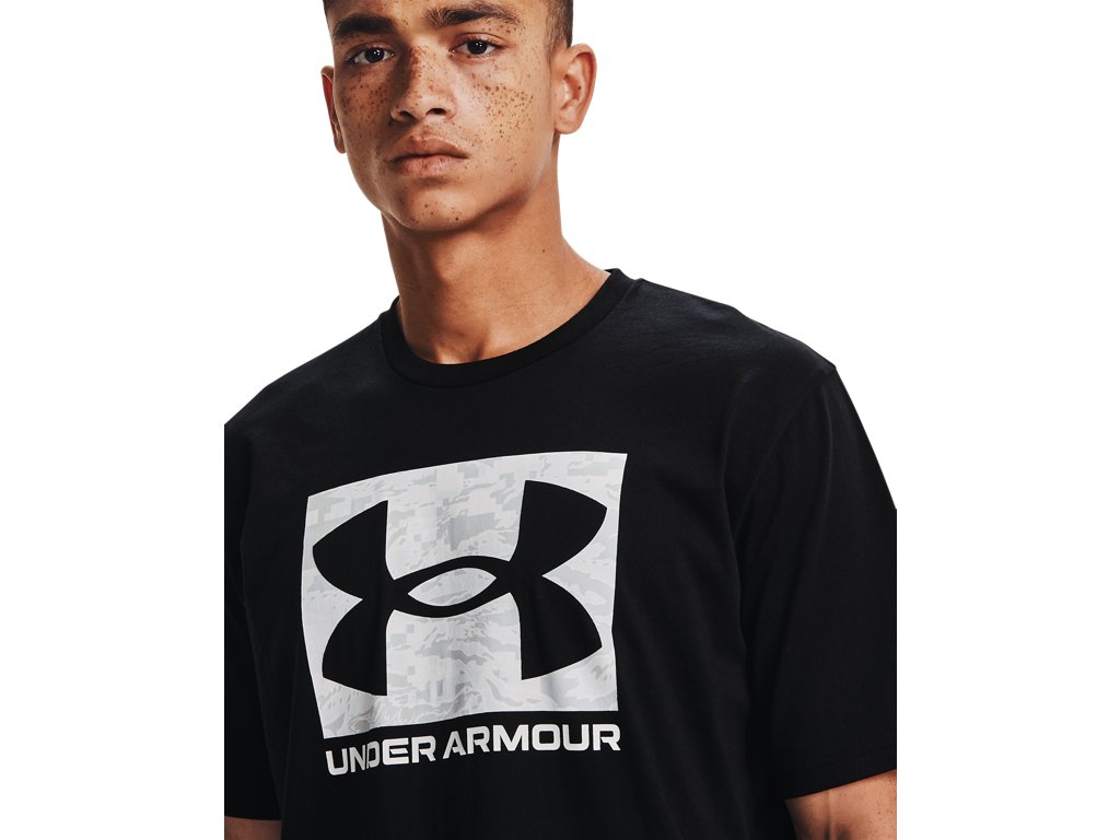 Under Armour Mens ABC Camo Boxed Logo Short Sleeve T-Shirt - Quick-Drying Comfort