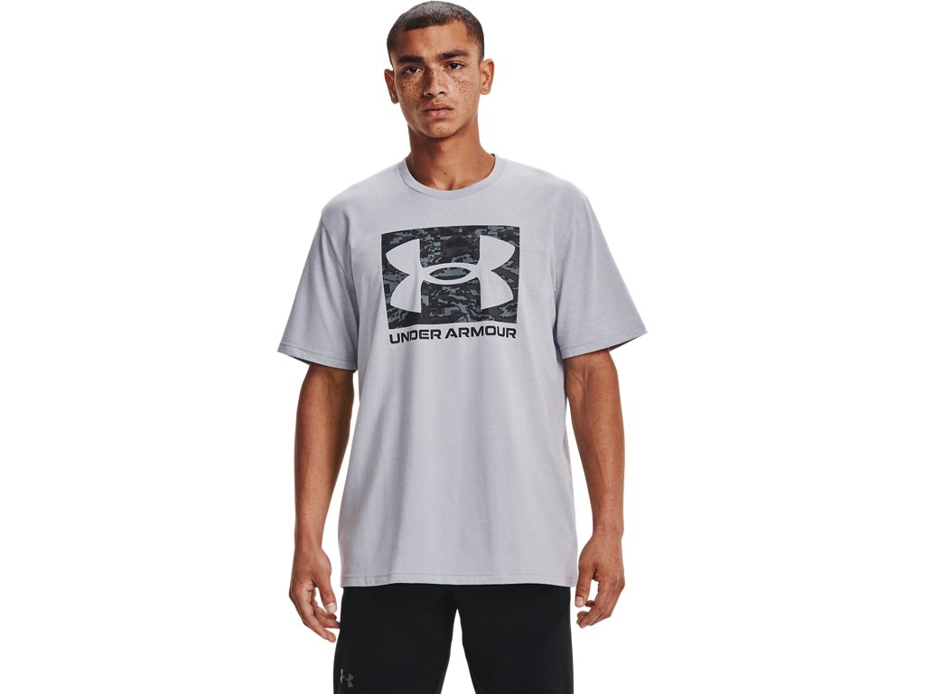 Under Armour Mens ABC Camo Boxed Logo Short Sleeve T-Shirt - Quick-Drying Comfort