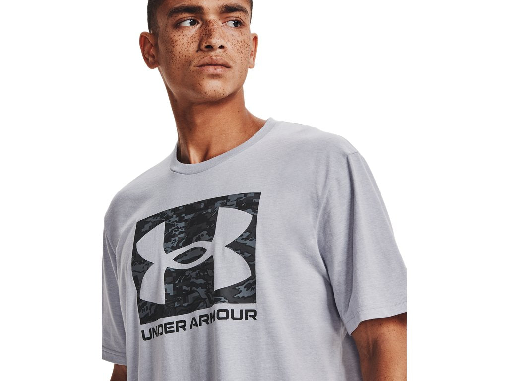 Under Armour Mens ABC Camo Boxed Logo Short Sleeve T-Shirt - Quick-Drying Comfort