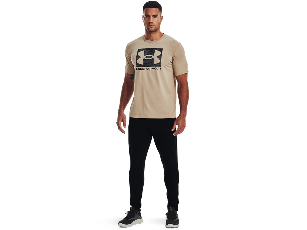 Under Armour Mens ABC Camo Boxed Logo Short Sleeve T-Shirt - Quick-Drying Comfort