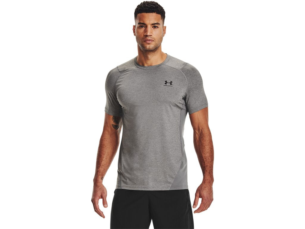Under Armour Mens HeatGear Fitted Short Sleeve Shirt - Superior Sweat Wicking