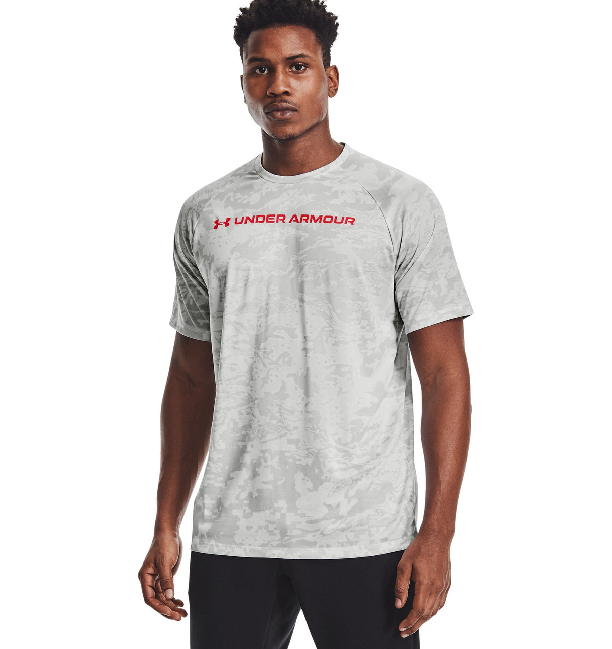 Under Armour Mens ABC Camo Short Sleeve Shirt - Quick-Drying Tech Fabric