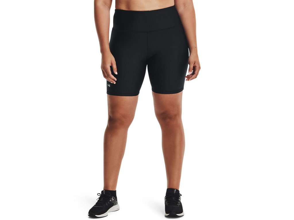 Under Armour Womens HeatGear Bike Shorts Apparel - Sweat Wicking and 4-Way Stretch Material