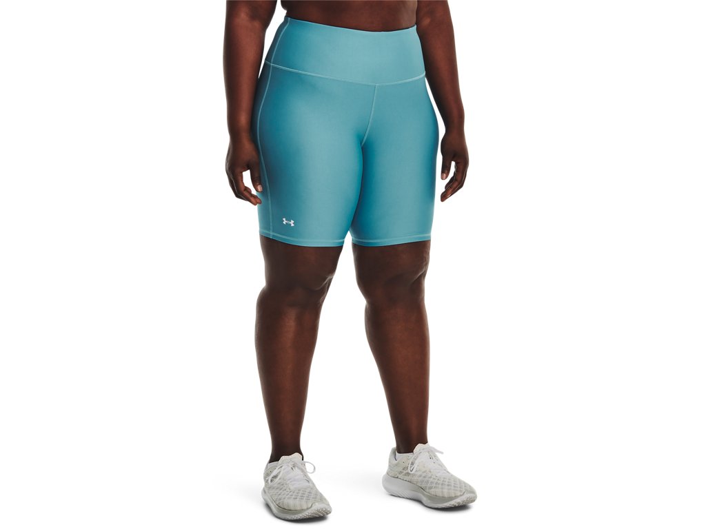Under Armour Womens HeatGear Bike Shorts Apparel - Sweat Wicking and 4-Way Stretch Material