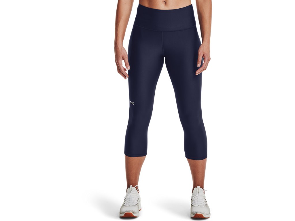 Under Armour Womens HeatGear No-Slip Waistband Capris - Ultra-Tight Fit and Sweat Wicking
