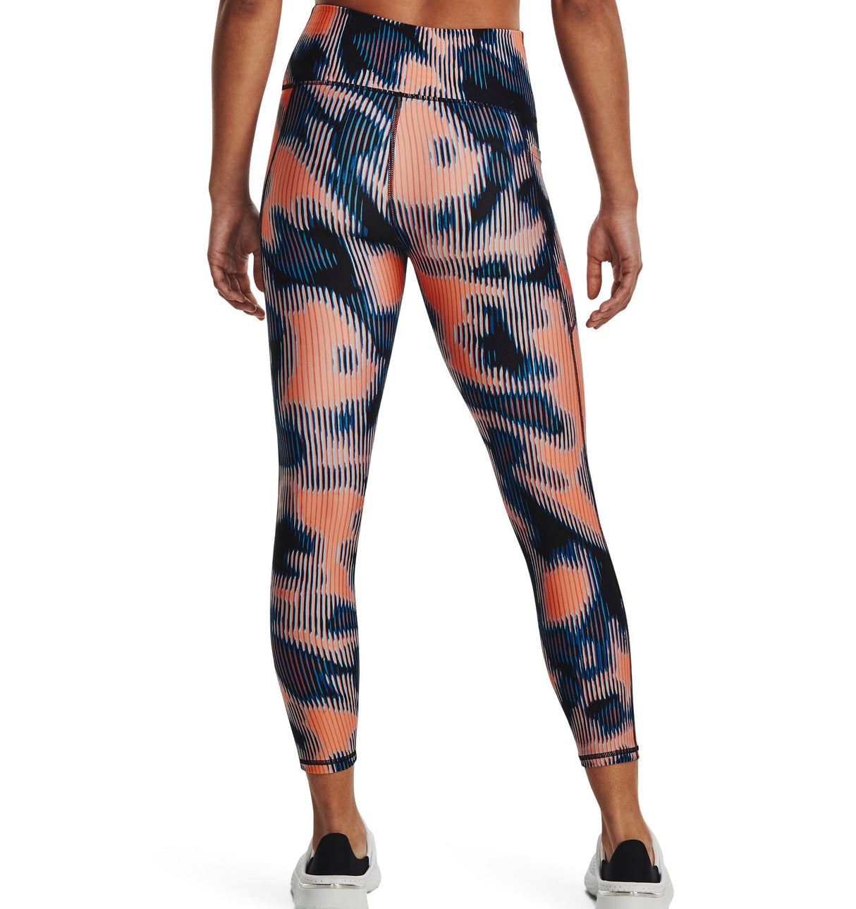 Under Armour Womens HeatGear No-Slip Waistband Printed Ankle Leggings - Sweat Wicking