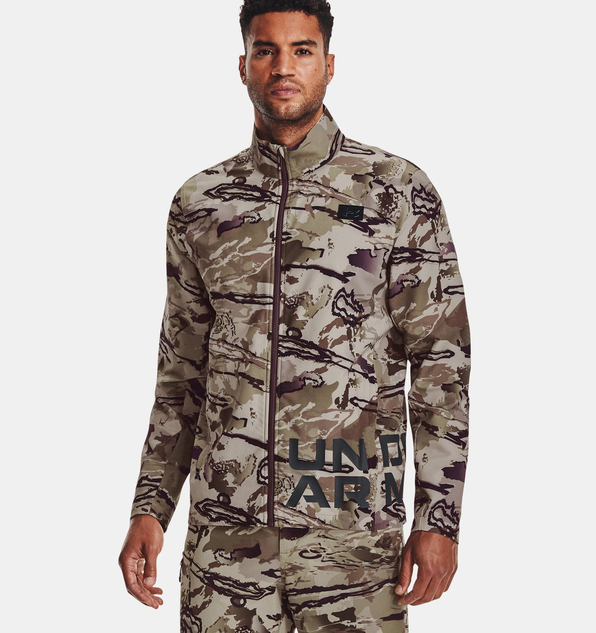 Under Armour Mens UA Storm Hardwoods Graphic Jacket - Water Resistant