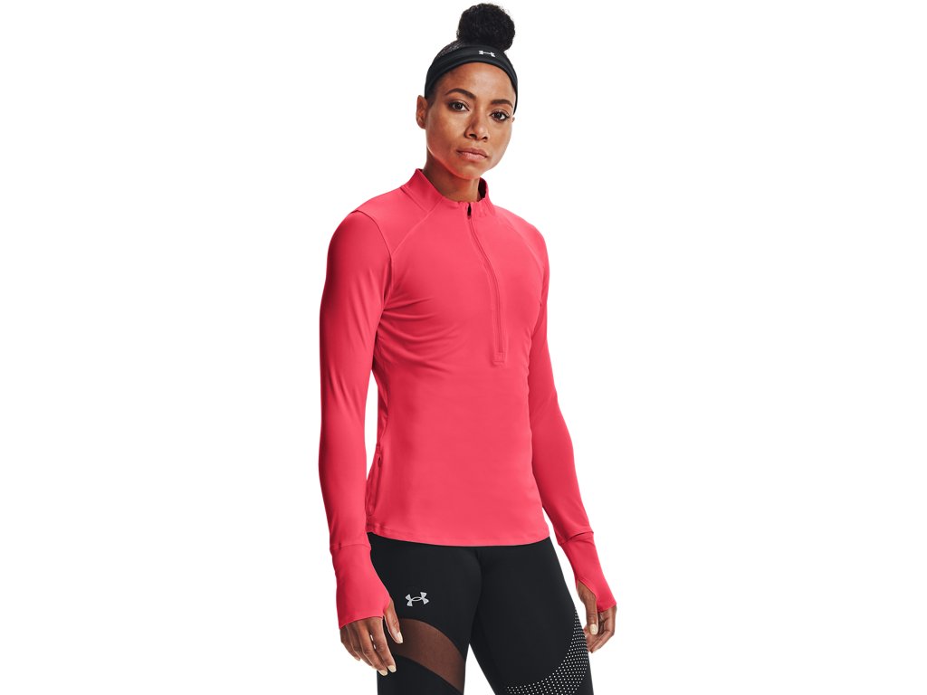 Under Armour Women's Qualifier Run 2.0 Half Zip Jacket - Water Resistant