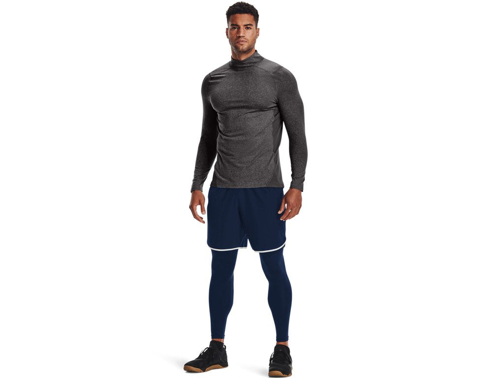 Under Armour Mens ColdGear Fitted Mock Baselayer - Dual Layer Warmth and Fast Drying