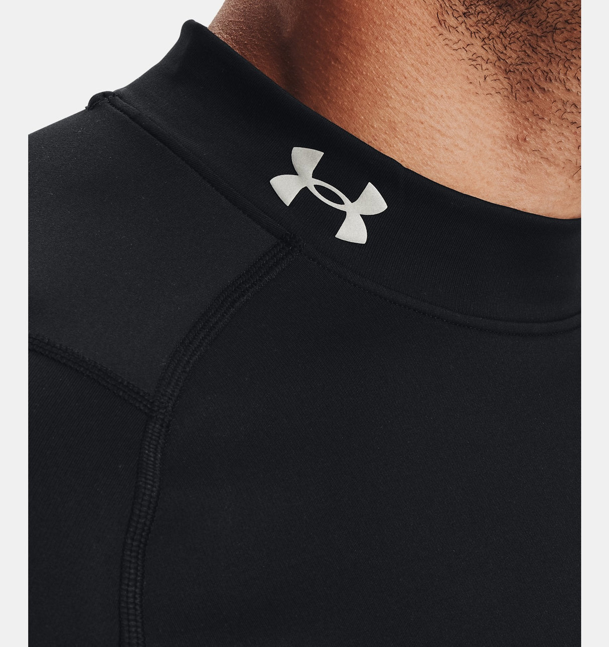 Under Armour Mens ColdGear Infrared Long Sleeve Golf Mock Long Sleeve - Thermo-Conductive Coating