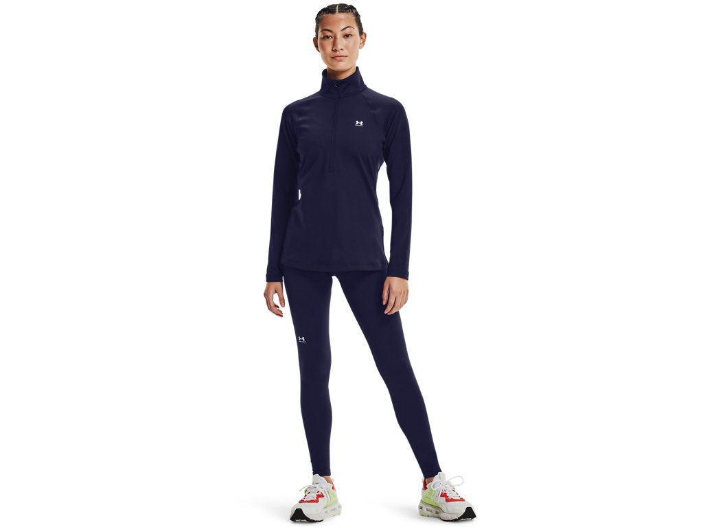 Under Armour Womens ColdGear Authentics Half Zip Baselayer - Dual-Layer Insulation