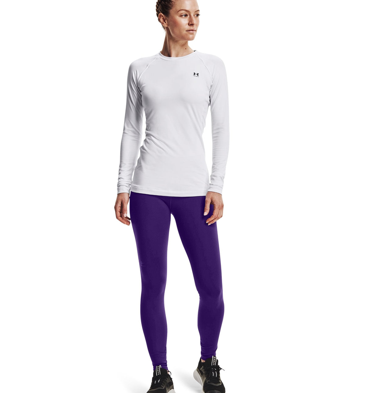 Under Armour Womens ColdGear Leggings - Dual-Layer Fast-Drying Fabric