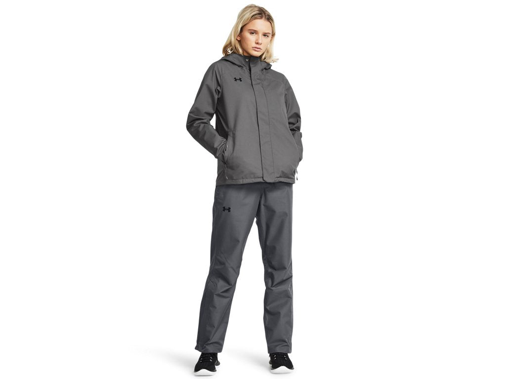 Under Armour Womens Stormproof Lined Rain Pants - Waterproof and Windproof