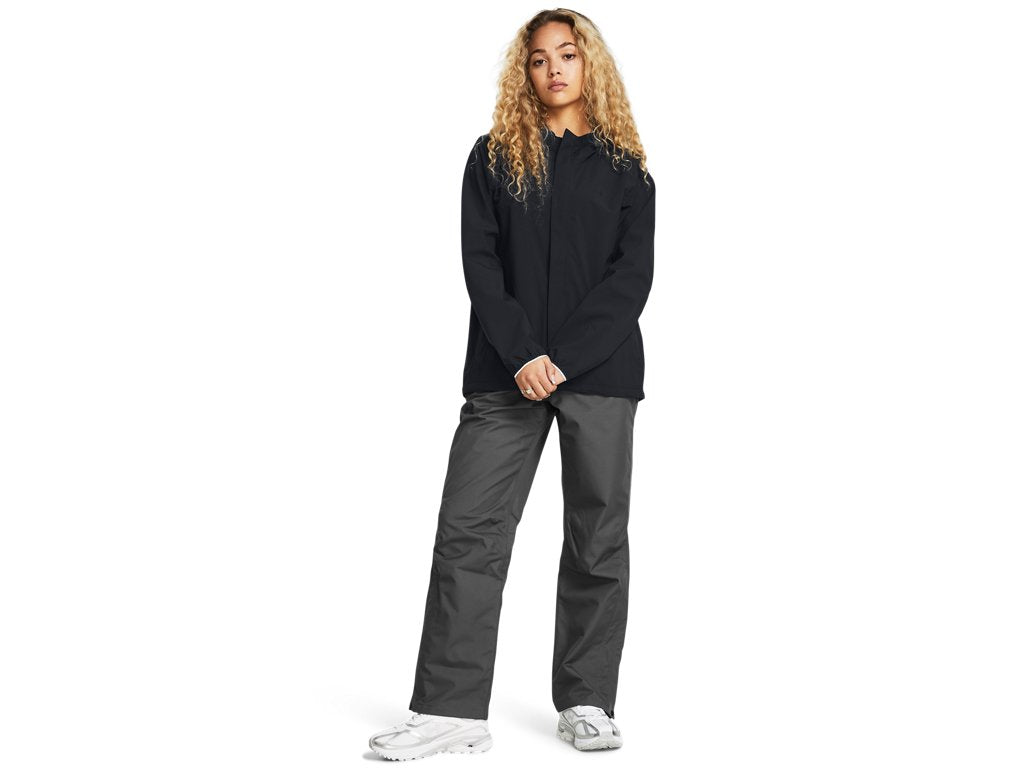 Under Armour Womens Stormproof Lined Rain Pants - Waterproof and Windproof