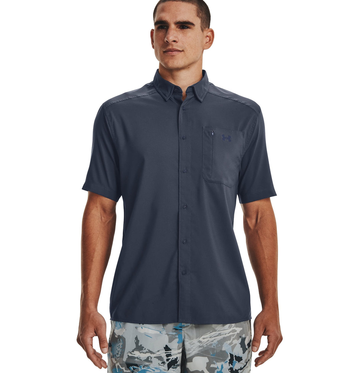Under Armour Mens UA Drift Tide 2.0 Short Sleeve Shirt - UPF 30 Sun Protection
