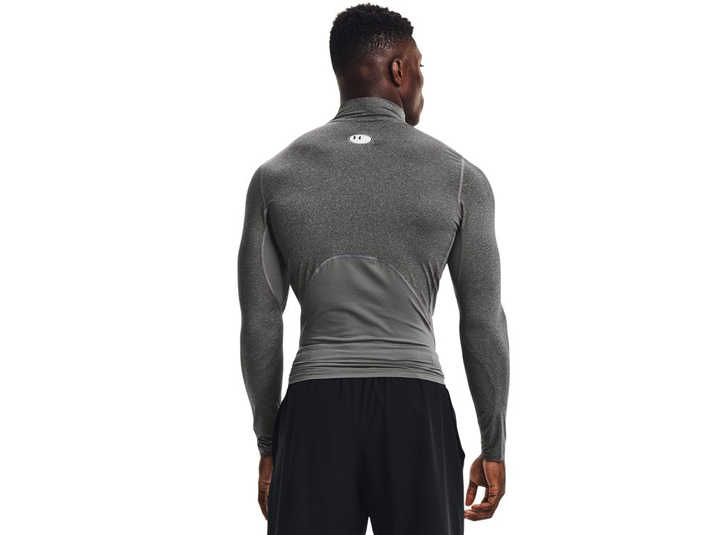 Under Armour Mens HeatGear Mock Long Sleeve Baselayer - Sweat Wicking