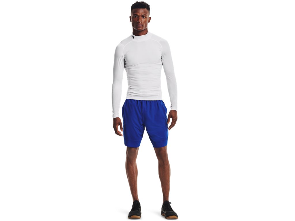 Under Armour Mens HeatGear Mock Long Sleeve Baselayer - Sweat Wicking