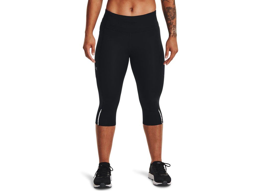 Under Armour Womens UA Launch Capri Tights - Sweat-Wicking and Breathable