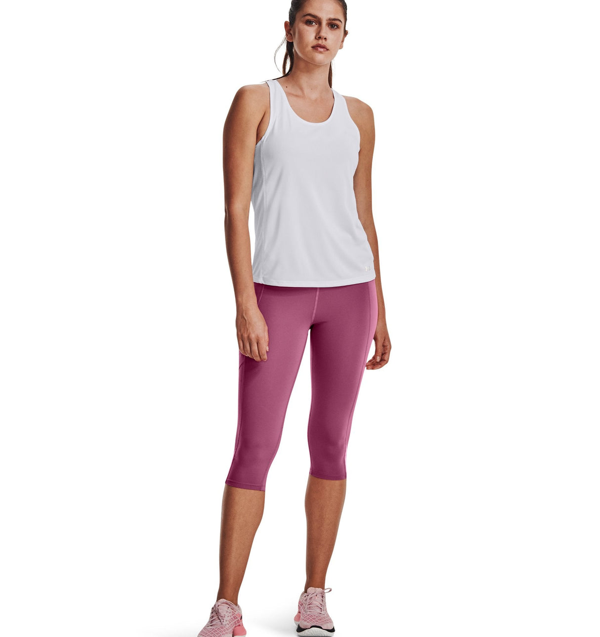 Under Armour Womens UA Launch Capri Tights - Sweat-Wicking and Breathable