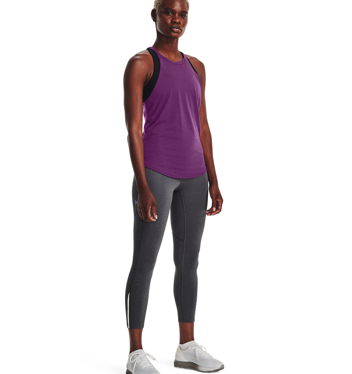 Under Armour Womens UA Launch Ankle Tights - Quick-Drying HeatGear Fabric