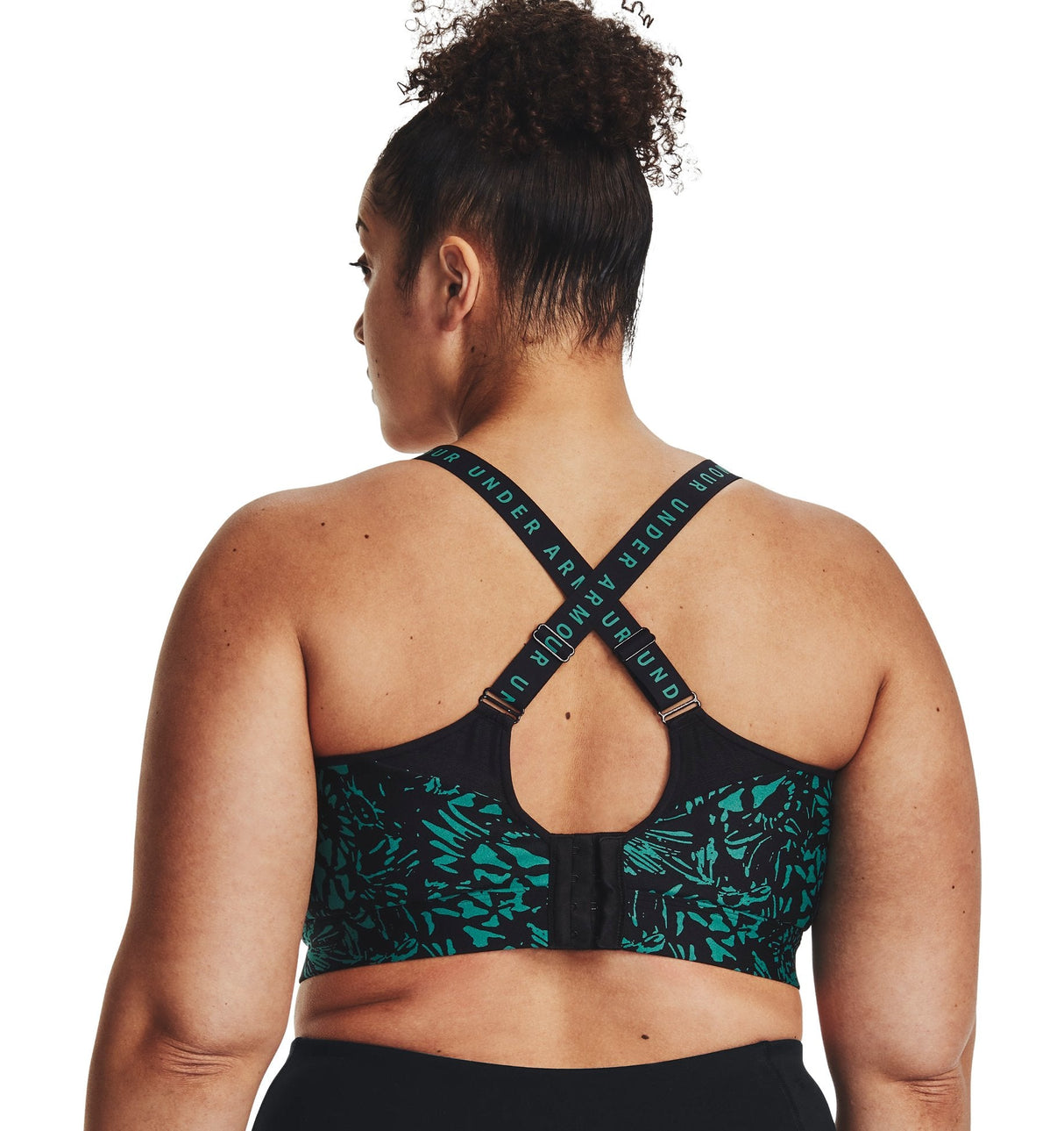 Under Armour Women Infinity High Printed Sports Bra - Aerodynamic Padding