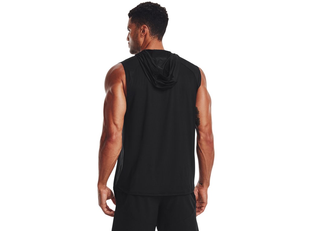 Under Armour Mens Knockout Team Sleeveless Hoodie - Quick-Drying Apparel
