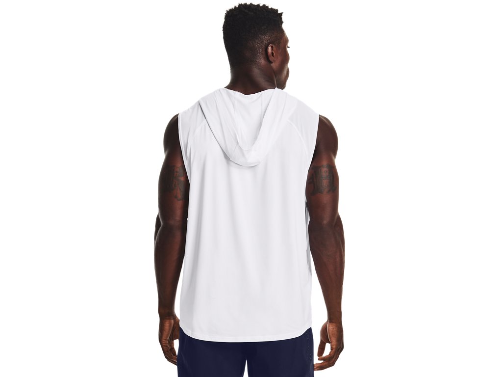 Under Armour Mens Knockout Team Sleeveless Hoodie - Quick-Drying Apparel
